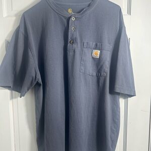 Carhartt Men's Short Sleeve Navy Henley